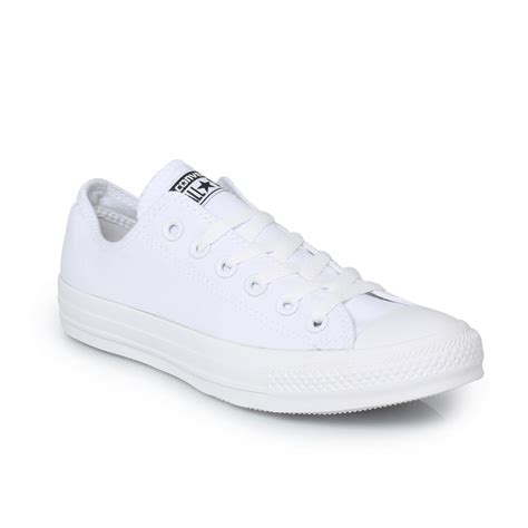 Converse White Low Top Spec Chuck Taylor Mens Womens Sneaker Trainers ...