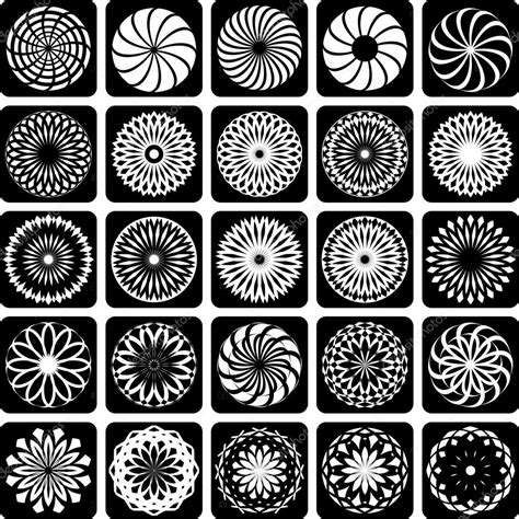 Decorative design elements. Patterns set. — Stock Vector © troyka #5399678