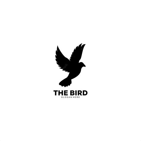 Premium Vector | The bird design logo silhouette