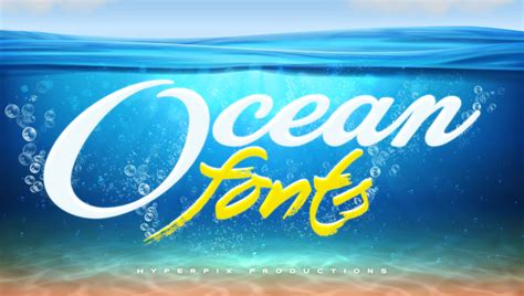 45+ Best Ocean Fonts (FREE / Premium) 2024 | Hyperpix