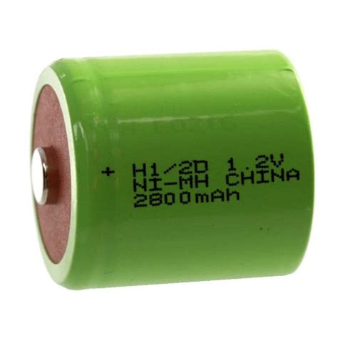 Exell Battery Rechargeable Nickel Metal Hydride (NiMH) 1/2D Assembly ...