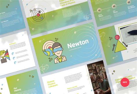 Physics PowerPoint Presentation Template - Graphue