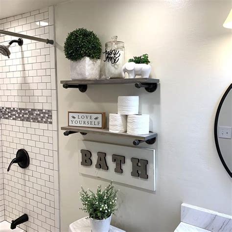 Bathroom Shelves Over Toilet Wall – Rispa