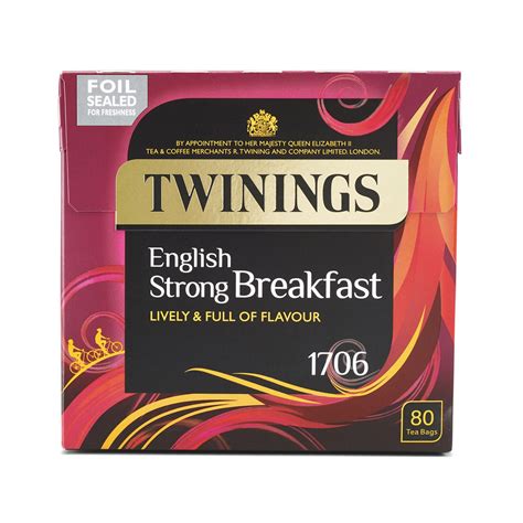 Twinings Strong English Breakfast - 80 Tea Bags