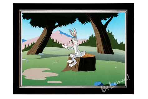 Bugs Bunny Half-fare Hare Production Cel 1956 Gift Poster Print ...