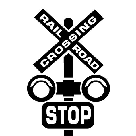 Railroad Crossing Signs Clipart | Longest Journey