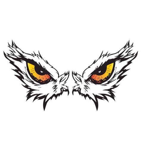 Eagle eyes vector graphic in illustrator adobe | Seni