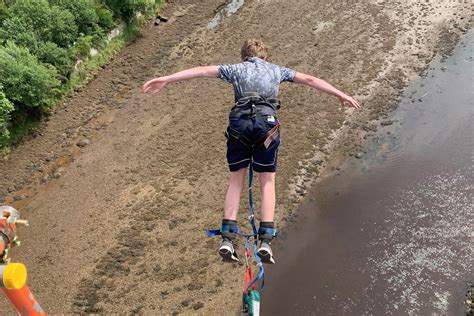 Bridge Bungee Jump from Larpool Viaduct, Whitby