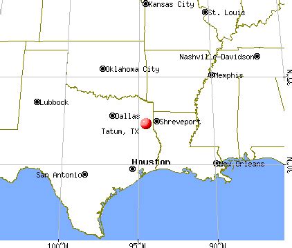 Tatum, Texas (TX 75691) profile: population, maps, real estate, averages, homes, statistics ...