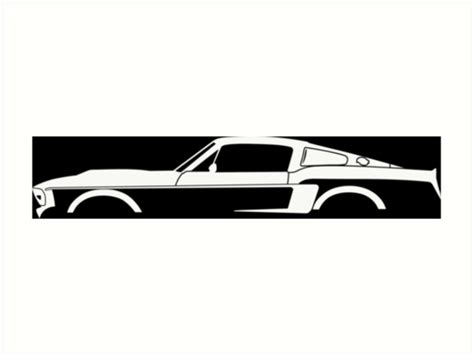 Ford Mustang Silhouette at GetDrawings | Free download