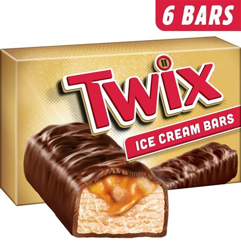 TWIX Ice Cream Bars With Vanilla Ice Cream, 11.58 fl oz, 6 Count - Walmart.com - Walmart.com