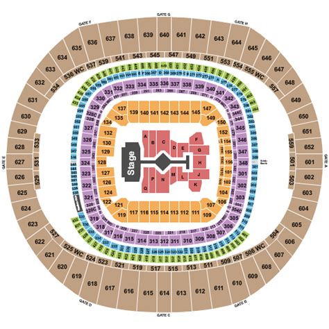 Caesars Superdome, Taylor Swift Seating Chart | Star Tickets