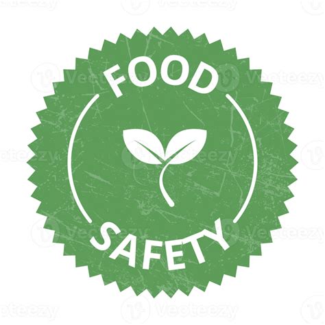 Food Safety Icons, Safe Food Badge, Seal, Tag, Label, Sticker, Emblem ...