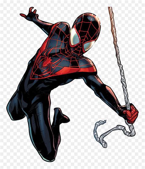 Miles Morales Spider Suit Comics, HD Png Download - vhv