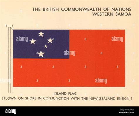 Western samoa flag hi-res stock photography and images - Alamy