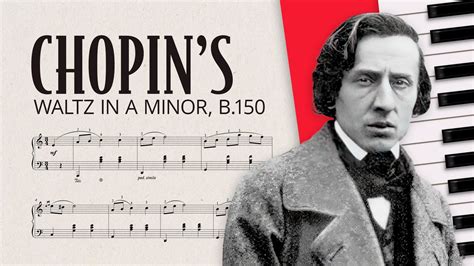 Chopin Waltz in A Minor Sheet Music - Original & Simplified