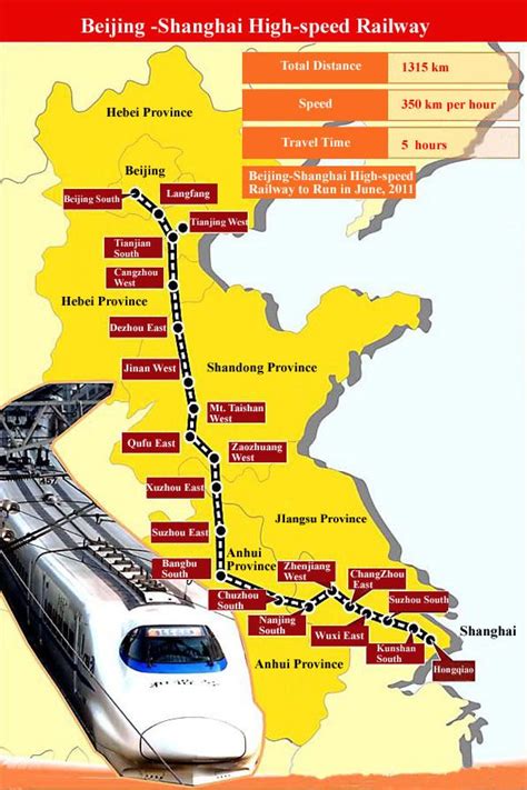 Beijing-Shanghai High-Speed Railway | China map, Beijing subway map ...