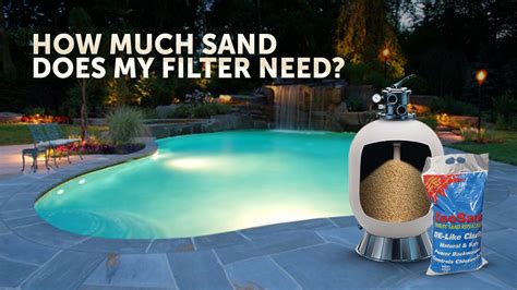 How Much Sand For A Pool Filter - Garza Holoccure85