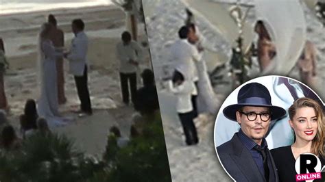 Inside Johnny Depp & Amber Heard’s Intimate Tropical Paradise Wedding — Her Dress, His Tux & The ...