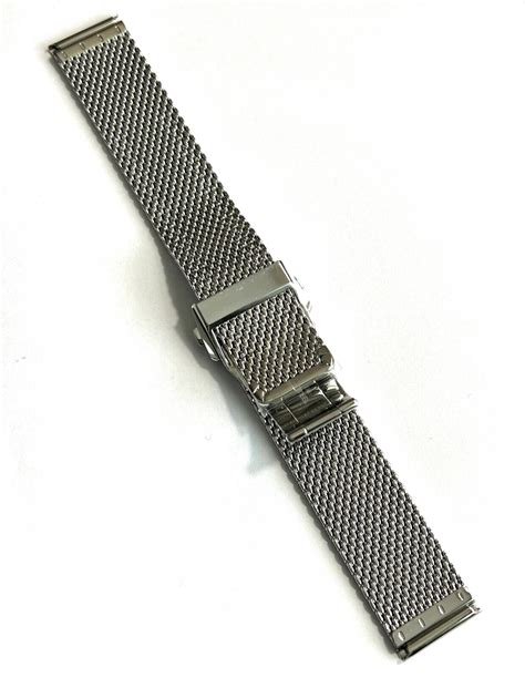 Hamilton 20mm Mesh Steel Watch Band Bracelet | W.B.E