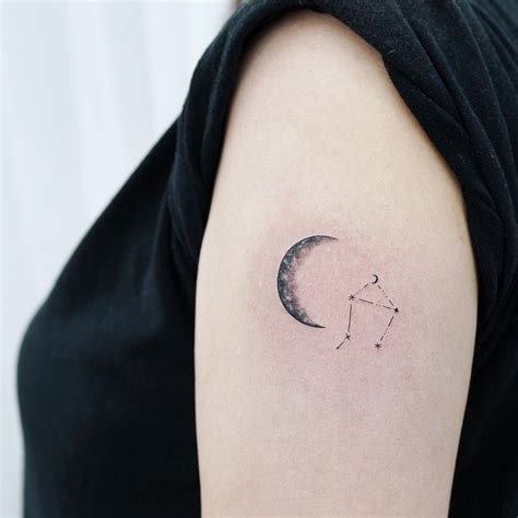 55 Crescent Moon Tattoo Ideas for Perpetual Night Owls | Crescent moon ...