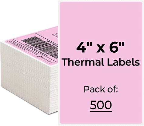 Amazon.com : 4"x 6" Thermal Shipping Labels, Thermal Labels, Thermal Label Printer Paper ...