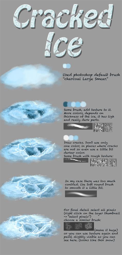 Ice tutorial by Fievy on DeviantArt