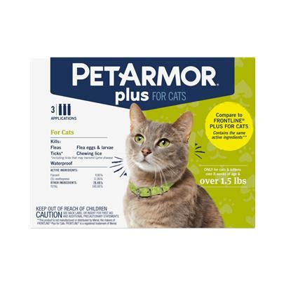 Buy PetArmor Plus Flea & Tick Treatment for Cats over 1.5 lbs Online | PetCareRx