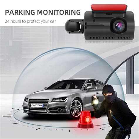 1080P G Sensor Car Dash Cam Recorder Dual Lens DVR Front and Rear ...