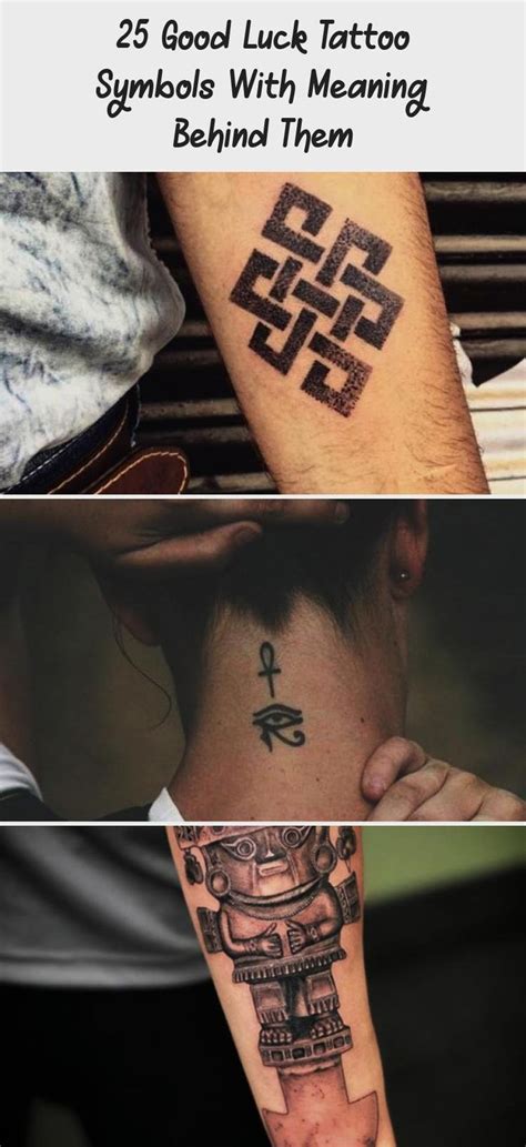 25 Good Luck Tattoo Symbols With Meaning Behind Them - Tattoo | Bineyy ...