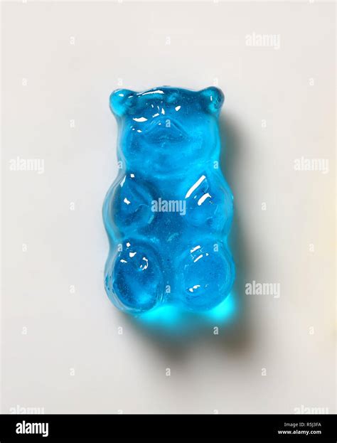 Blue Gummy bear Stock Photo - Alamy