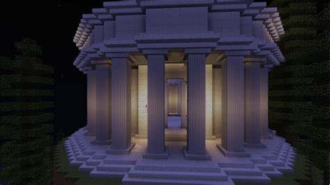 Minecraft Temple Build - YouTube