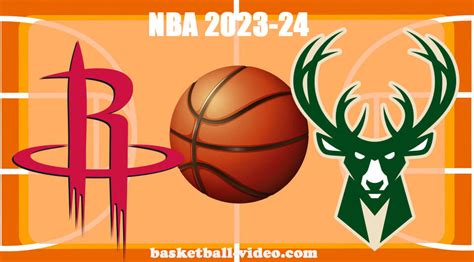 Houston Rockets vs Milwaukee Bucks Dec 17, 2023 NBA Full Game Replay ...