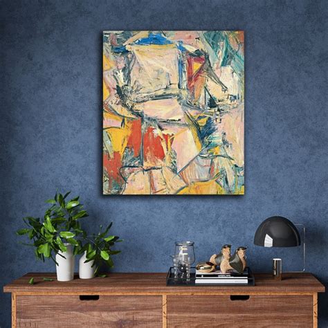 Interchange 1955 by Willem De Kooning Canvas Rolled Art | Etsy