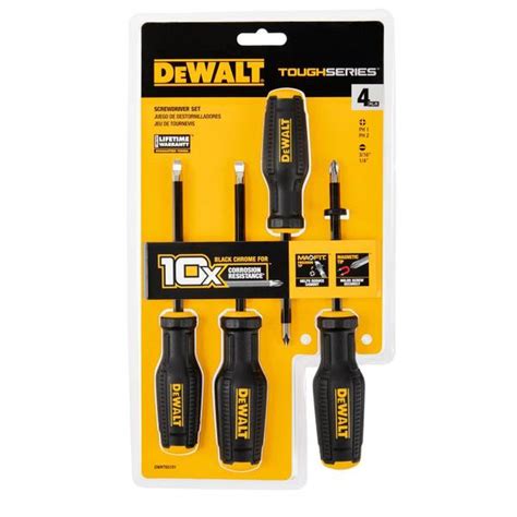 DEWALT 4-Piece TOUGHSERIES Screwdriver Set - DWHT65101 | Blain's Farm ...