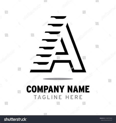 Logo Letter Stripes Symbol Icon Acceleration Stock Vector (Royalty Free) 1818079469 | Shutterstock