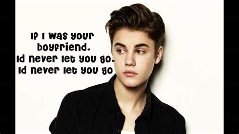 Justin Bieber - BoyFriend Lyrics HD - YouTube