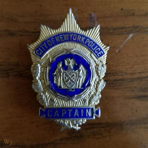 NYPD CAPTAIN MINI BADGE | #1911656177