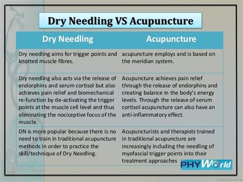 Dry Needling Vs Acupuncture - slidesharetrick