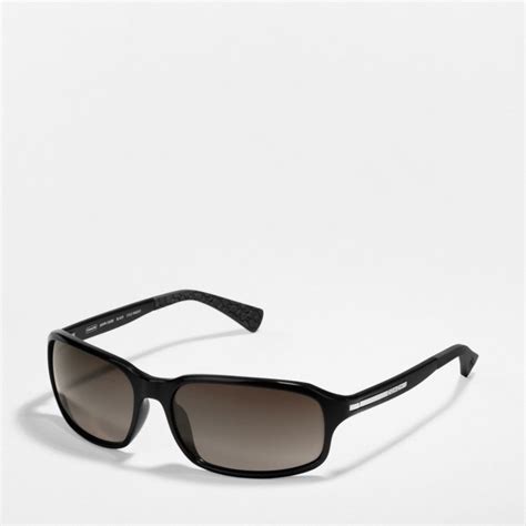 COACH Gavin Sunglasses in Black for Men | Lyst