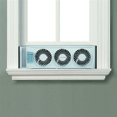 Bionaire Thin Window Fan With Manual Controls