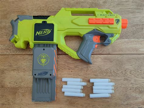 Rayven including firefly clip + everything works : r/Nerf