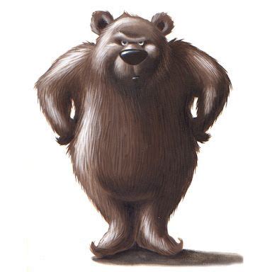 cranky bear - Google Search | The very cranky bear, Bear character ...