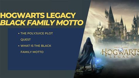 Hogwarts Legacy Black Family Motto Quest - VeryAli Gaming