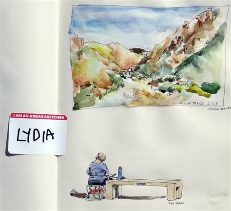 Arty Velarde: Watercolor with Urban Sketchers at Mission Trails Visitor Center