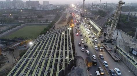 Meerut Expressway Chipyana Rail Over Bridge update Nitin Gadkari shares photos of under ...