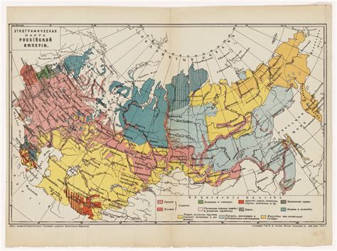 Ethnographic Map of the Russian Empire, 1914 · Mapping Cultural Space Across Eurasia