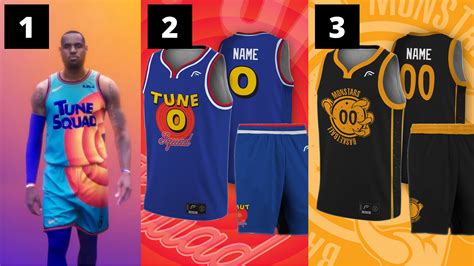 5 Creative Design Ideas From Space Jam Jerseys