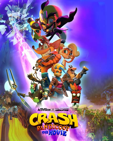 The Crash Bandicoot Movie (fan-made poster) by TanookiDX on DeviantArt