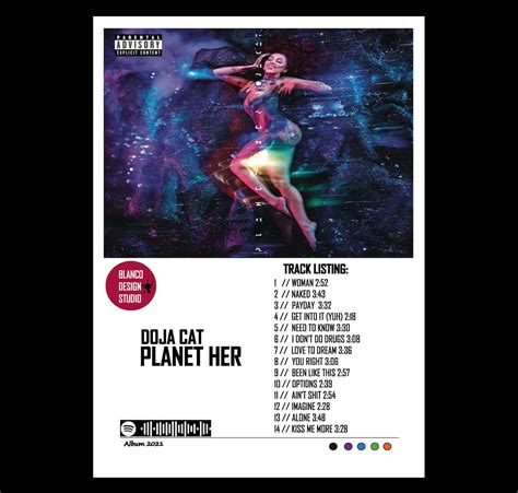 Doja Cat Planet Her Album Cover Poster Etsy Ireland | The Best Porn Website